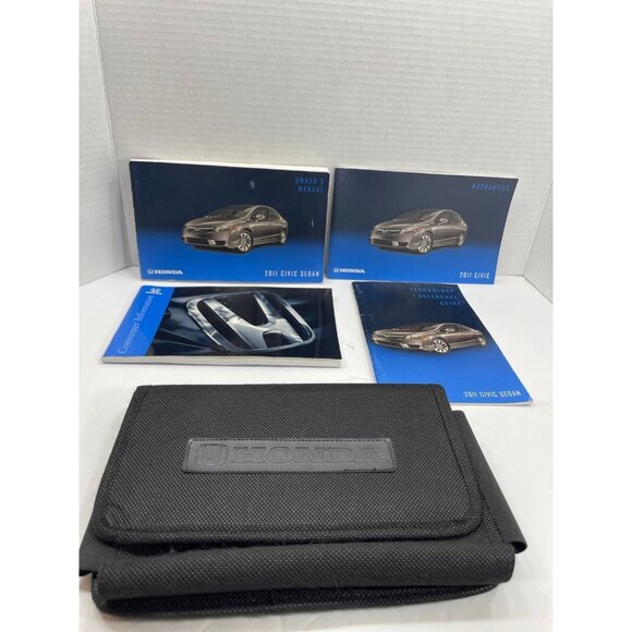 2011 Honda civic owner manual with binder - Picture 1 of 8